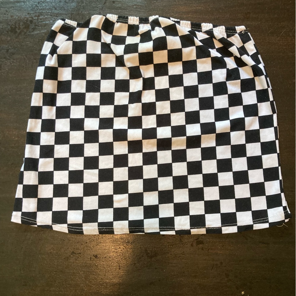 Rue21 checkered tube top.